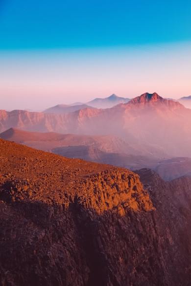 Blick von Aussichtsplattform Jebel Jais, Ras Al Khaimah© Ras Al Khaimah Tourismus