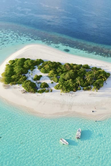 Kleine Malediven-Insel © steffie82/iStock / Getty Images Plus via Getty Images