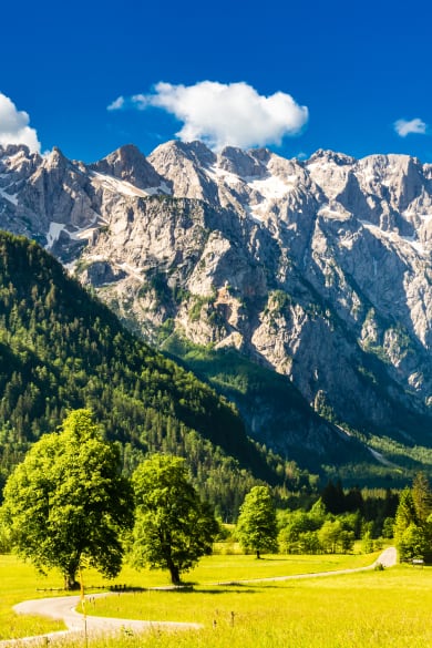 Logar-Tal oder Logarska dolina in den slowenischen Alpen © iStock.com/StreetFlash