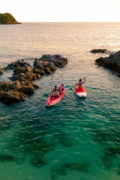 Paddeln in Thailand © Chanin Nont/Moment via Getty Images