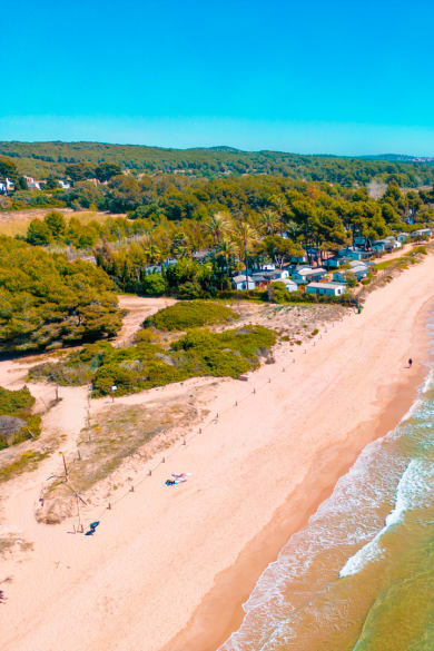 Platja Llarga in Tarragona, Spanien