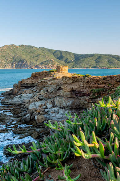 Torre di Bantine Sale, Porto Ferro, Sardinien