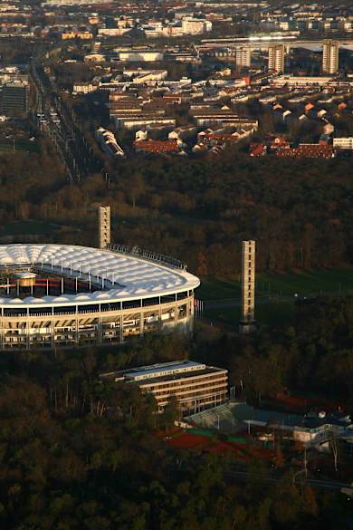 Waldstadion in Frankfurt ©trait2lumiere/iStock / Getty Images Plus via Getty Images