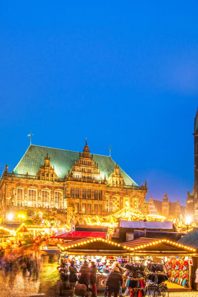 Weihnachtsmarkt Bremen © Juergen Sack/E+ via Getty Images