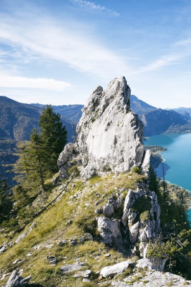 Blick auf einen Österreichischen See.