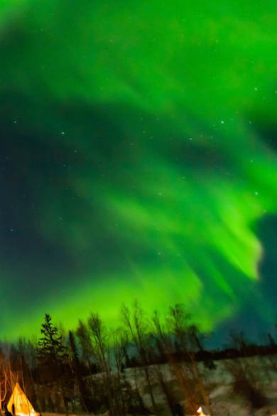 Die berühmten Nordlichter gibt es nicht nur in Skandinavien. © norikko/Shutterstock.com