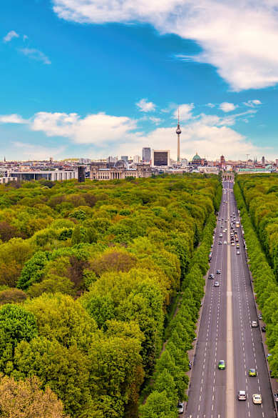 Skyline von Berlin, Deutschland