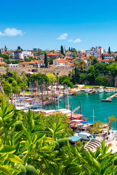 Der Hafen von Antalya, Türkei