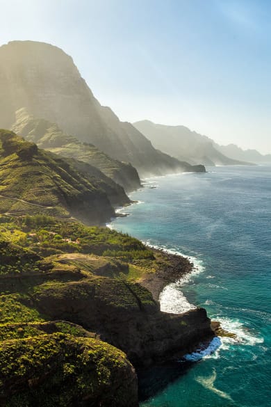 Die Küstenlinie des Parque Natural de Tamadaba auf Gran Canaria