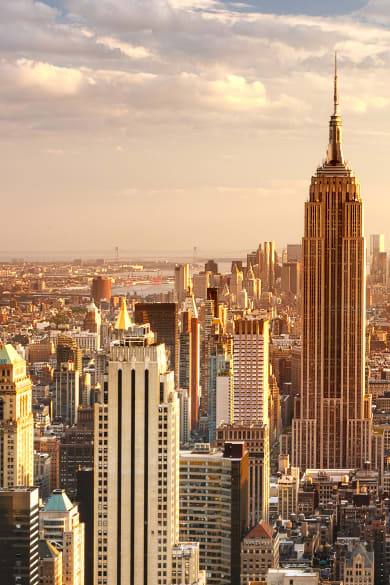 Die Skyline von New York