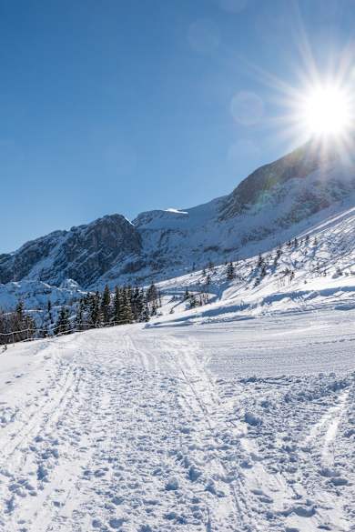 Skigebiet Nesselwang im Algäu, Deutschland