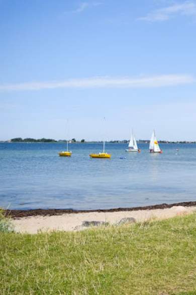 Naturstrand Gold auf Fehmarn, Deutschland