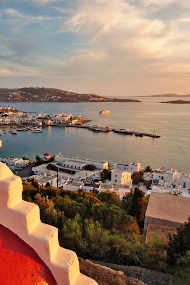 Hafen Mykonos, Kykladen, Griechenland