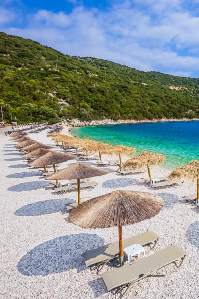 Strand Antisamos, Kefalonia, Griechenland