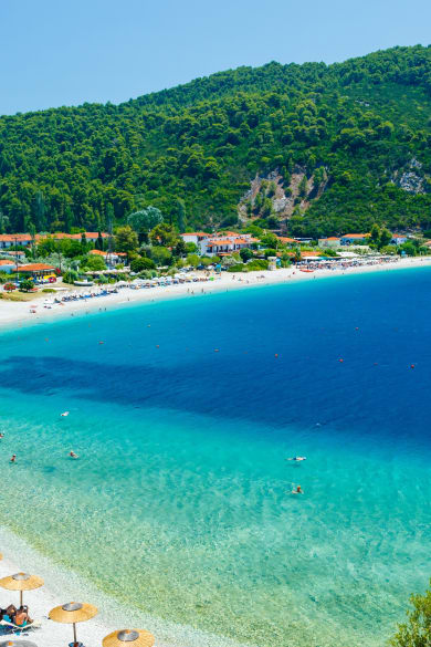 Panormos beach, Skopelos island, Griechenland