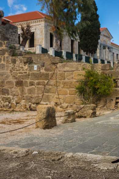 Stadtansicht in der Altstadt von Rhodos, Griechenland