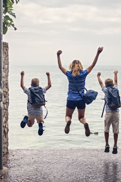 Familie im Urlaub am Gardasee