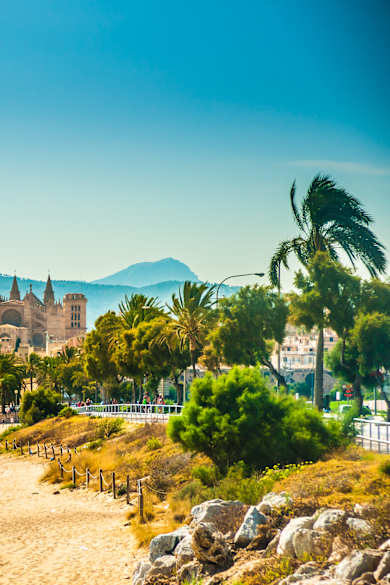 Strand von Palma de Mallorca