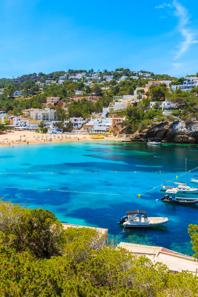Cala Vadella, Ibiza, Spanien