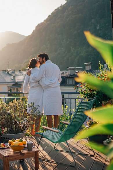 Zeit zu zweit in der ©Hotelvilla Auersperg, Salzburg, Österreich.