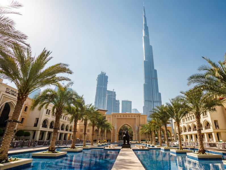 Downtown in Dubai © ElenVD/iStock Editorial / Getty Images Plus via Getty Images