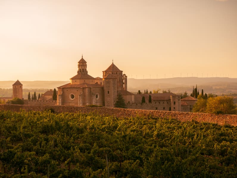 Das Kloster Santa Maria de Poblet in der Morgensonne © stock.adobe.com - Rubende Antonio