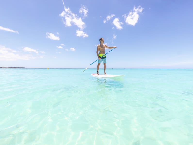 Stand-Up-Paddling, Mauritius © Malorny/Moment via Getty Images