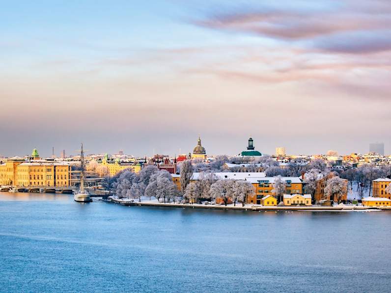Stockholm im Winter © mikdam/iStock / Getty Images Plus via Getty Images