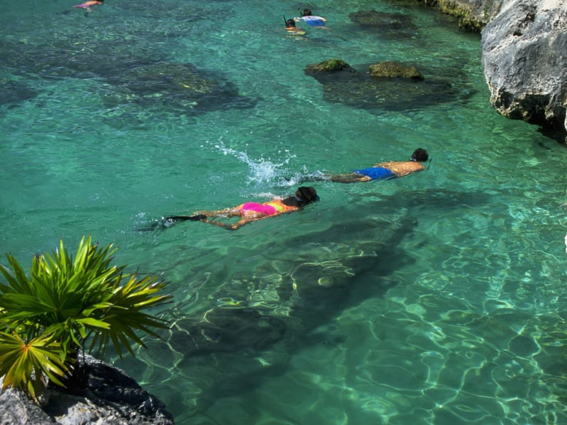 Xel Ha Lagoon in Quintana Roo ©Dave G. Houser/Corbis Documentary via Getty Images