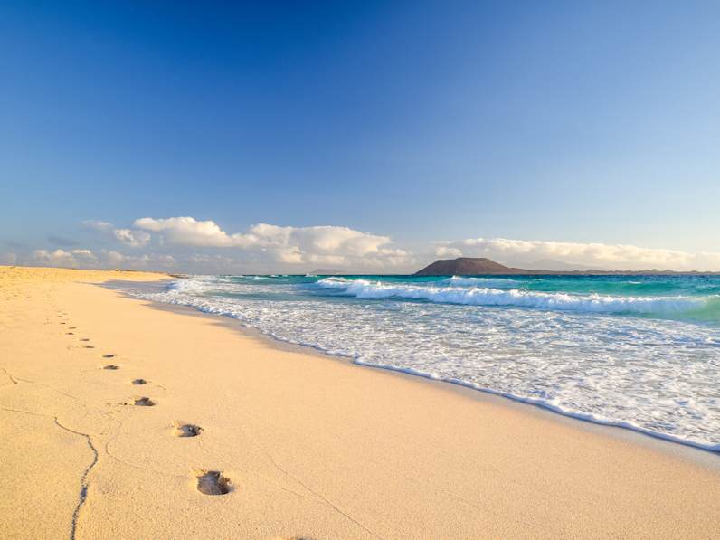 Corralejo Beach, Fuerteventura, Kanaren, Spanien