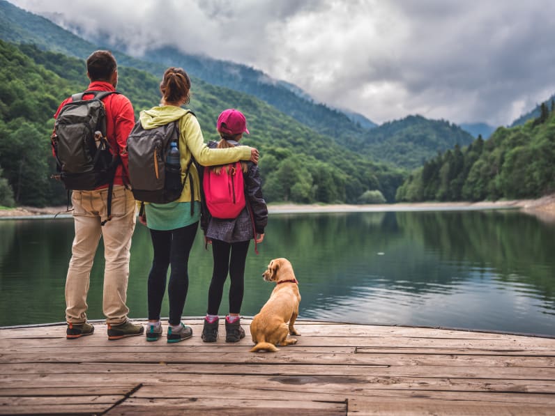 Familienwanderung mit Wund © kerkezz - stock.adobe.com
