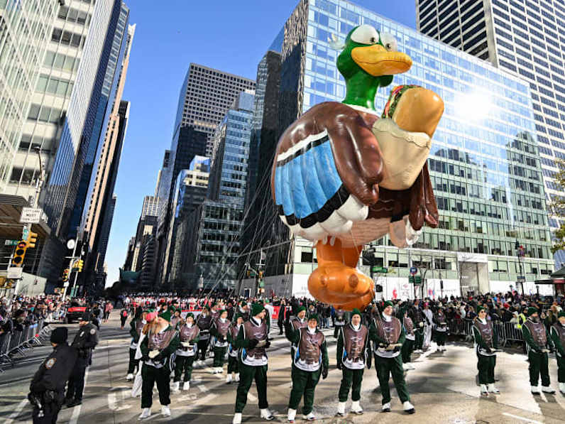 Die Thanksgiving Day Parade in New York City.