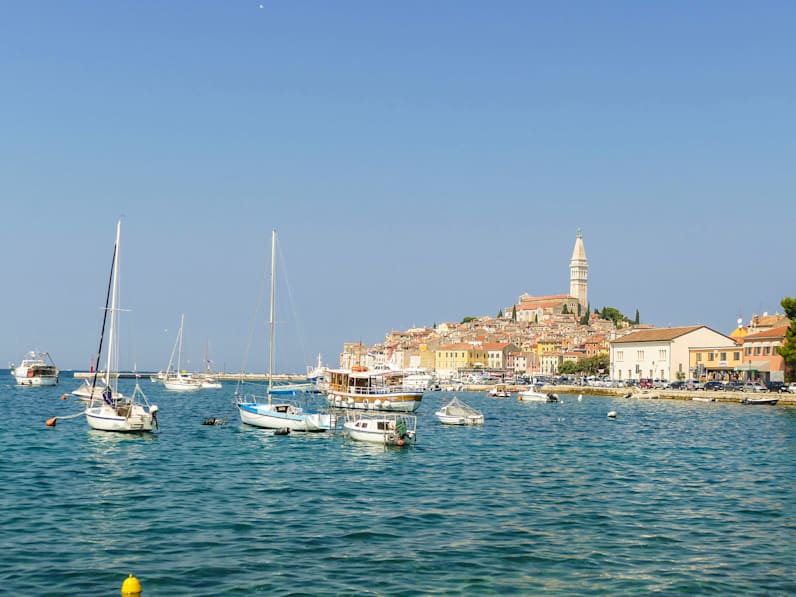 Altstadt von Rovinj in Istrien, Kroatien