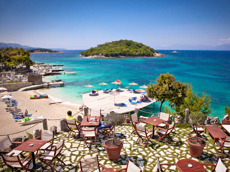 Ksamil Beach, Albanien