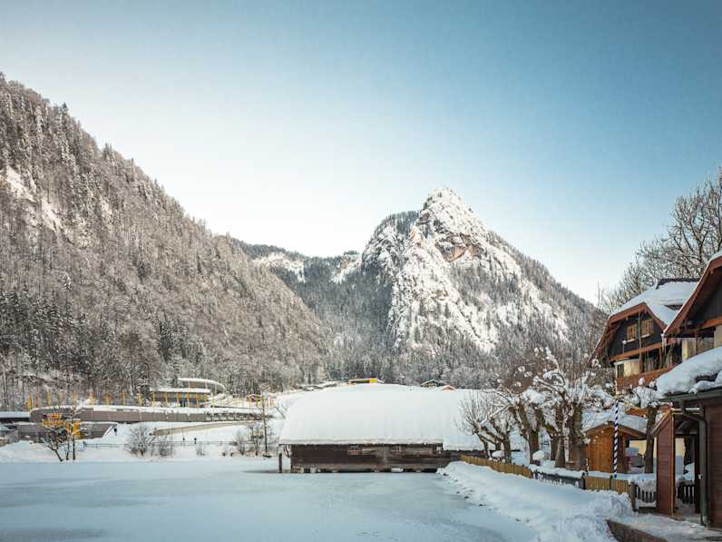 Lake Koenigssee in winter