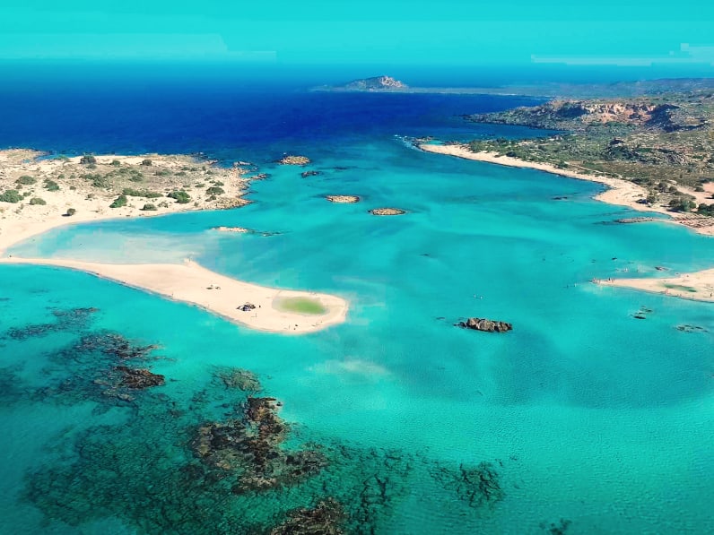 Elafonisi Beach Kreta, Griechenland