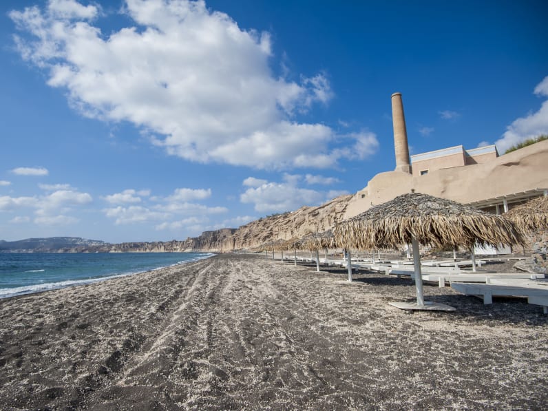 Schwarzer Strand, Santorini, Griechenland
