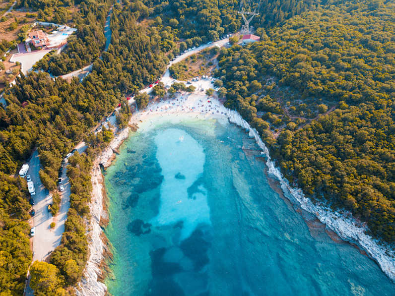 Strand Emplisi, Kefalonia, Griechenland