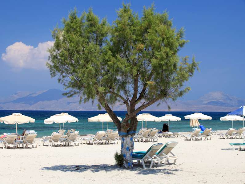 Strand Mastichari, Kos, Griechenland