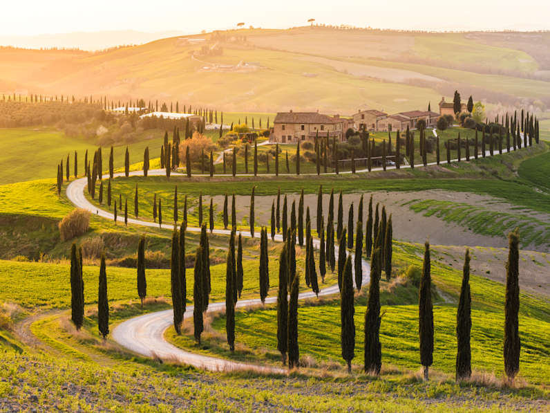 Val d'Orcia, Siena, Toskana