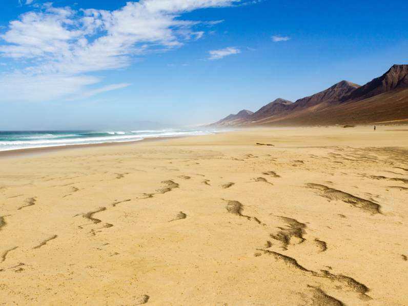 Playa de Cofete, Fuerteventura, Spanien