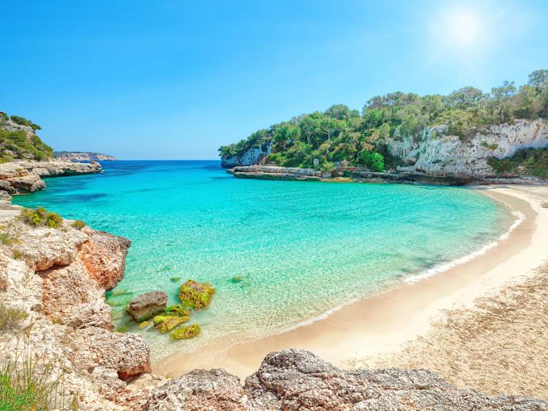 Cala Llombards, Mallorca, Spanien
