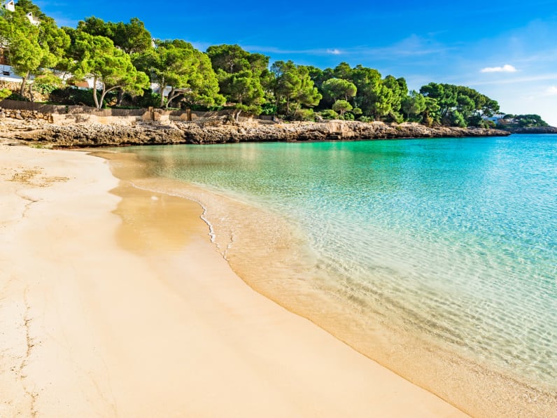 Strand Cala Gran, Mallorca, Spanien