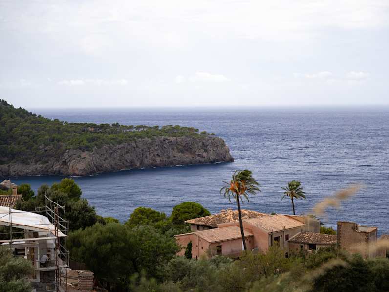 Ausblick aufs Meer auf Mallorca, Spanien