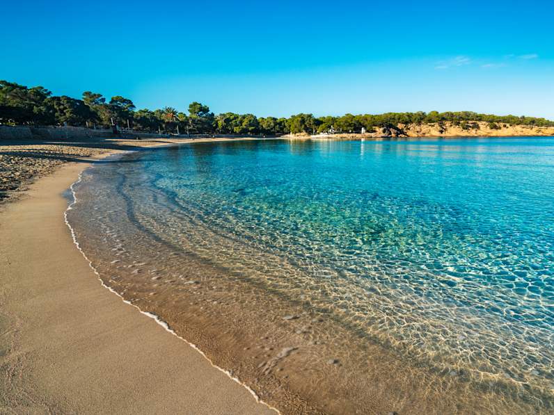 Strand Cala Bassa, Westküste Ibiza