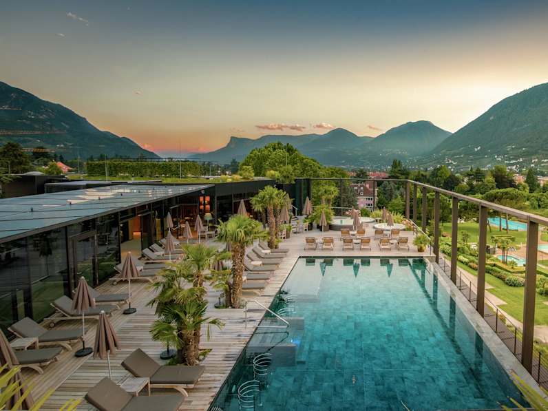 Ausblick © Hotel Therme in Meran, Südtirol