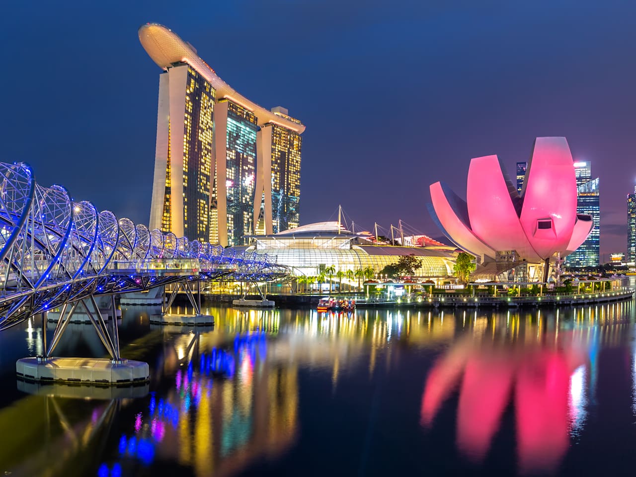 Helix-Bridge, Singapur © stock.adobe.com - 	Markus Mainka