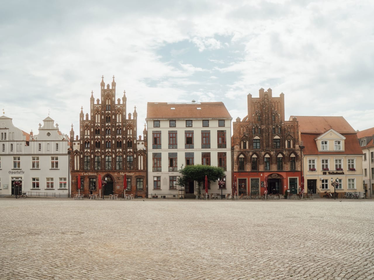 Der historische Marktplatz der Hansestadt Greifswald © TMV/Petermann
