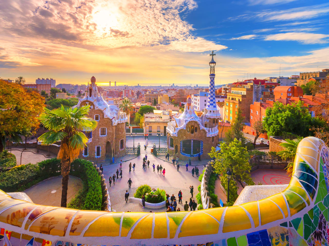 Blick vom Park Güell in Barcelona © stock.adobe.com - gatsi