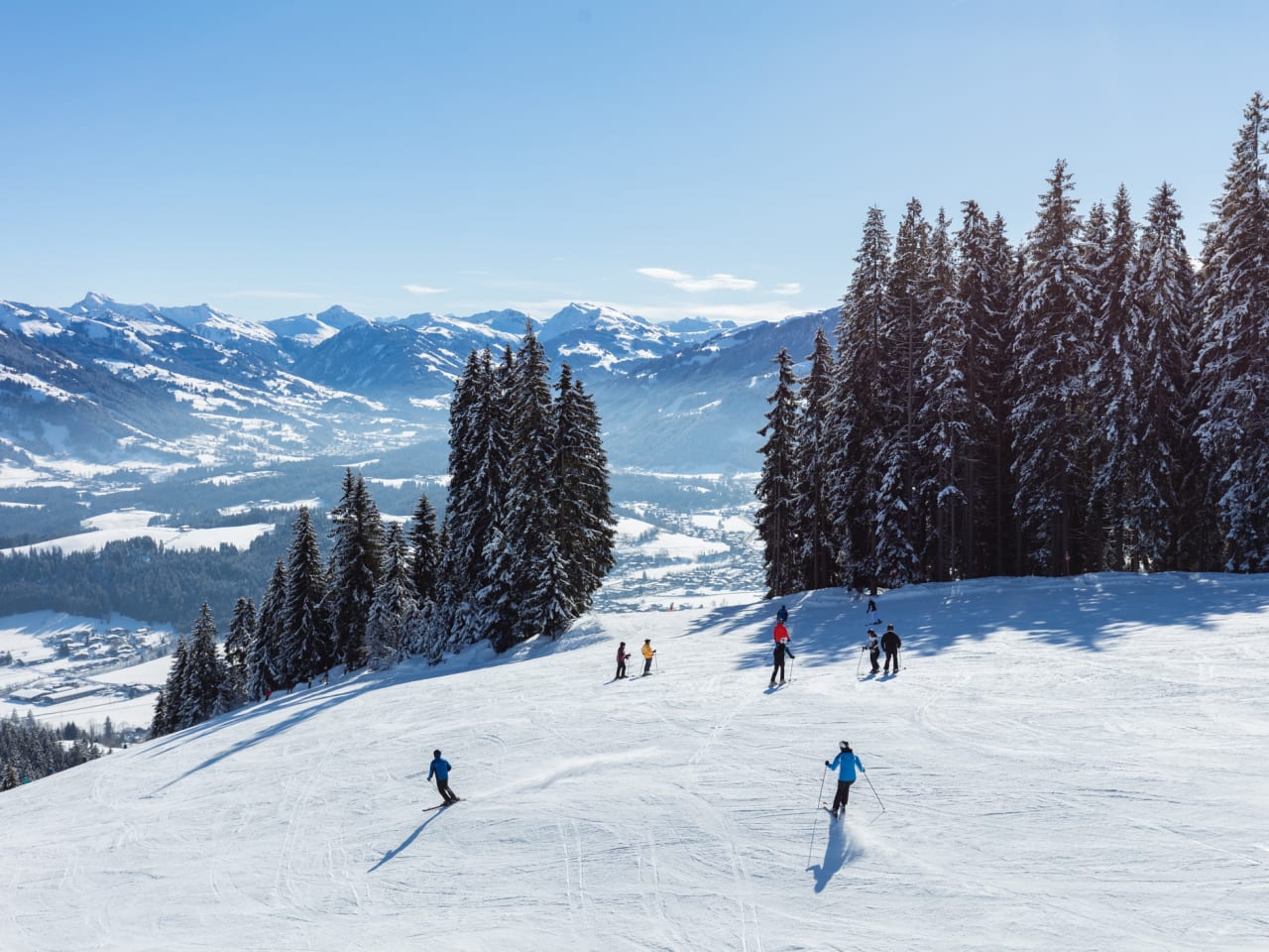 Skifahren, Südtirol © Christoph Wagner/Moment via Getty Images